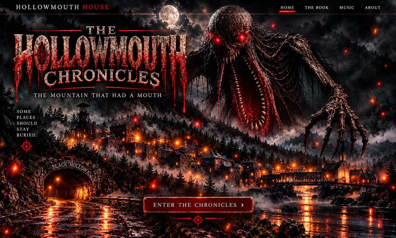 Original Hollowmouth Chronicles cover artwork by J.K. Heffley